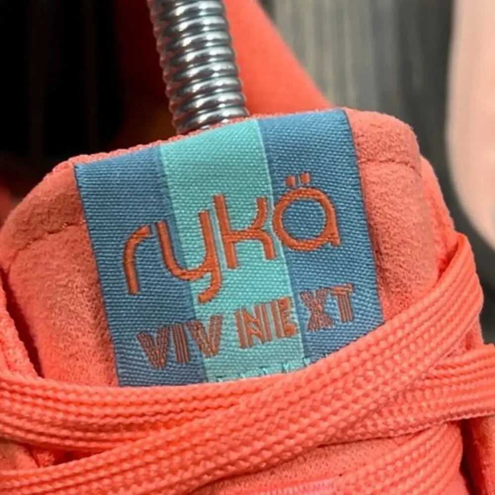 Ryka Viv Next Women Shoe Sneaker Lifestyle‎ Casual Coral Mint Sz 8.5 J4745F1800